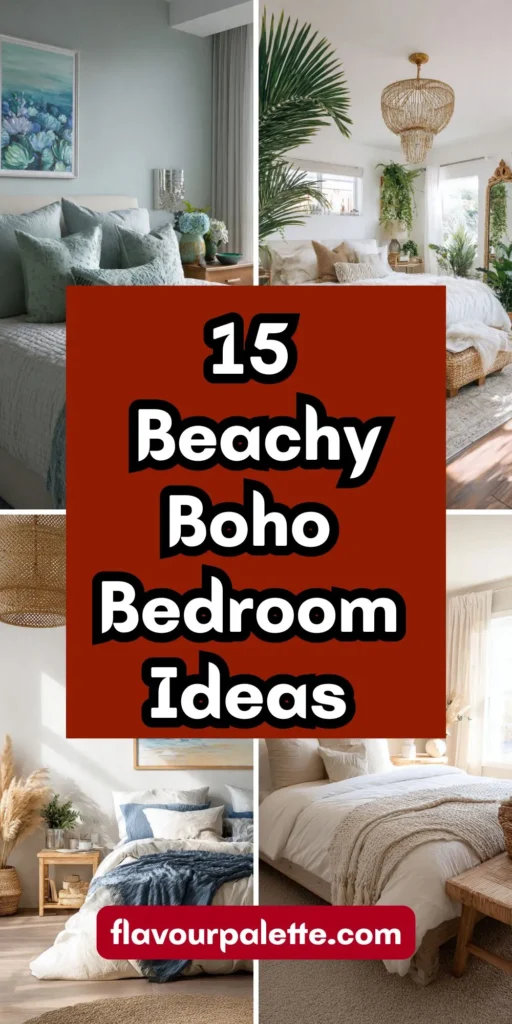 15 Beachy Boho Bedroom Ideas to Infuse Your Space with Coastal Charm 1 12 7