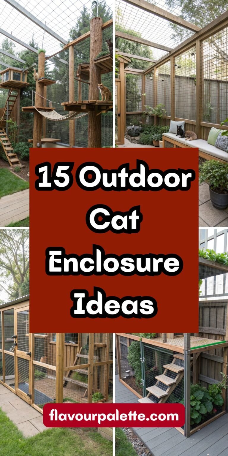 15 Outdoor Cat Enclosure Ideas: Walk-In Garden Catio