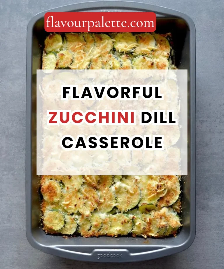 Flavorful Zucchini Dill Casserole