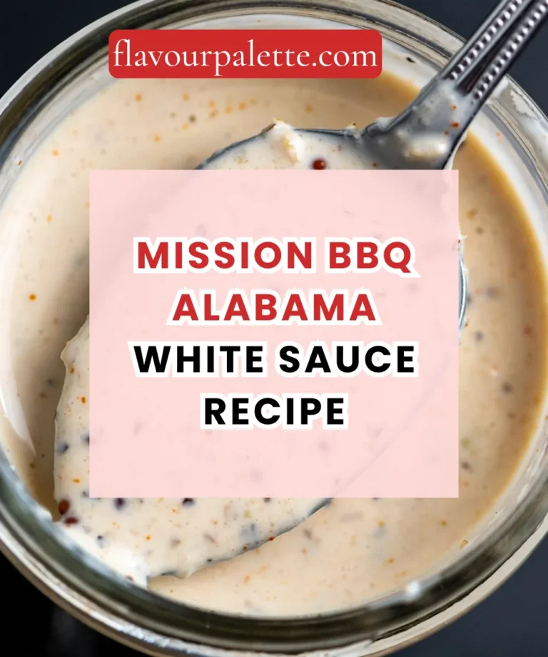 Mission BBQ Alabama White Sauce Recipe