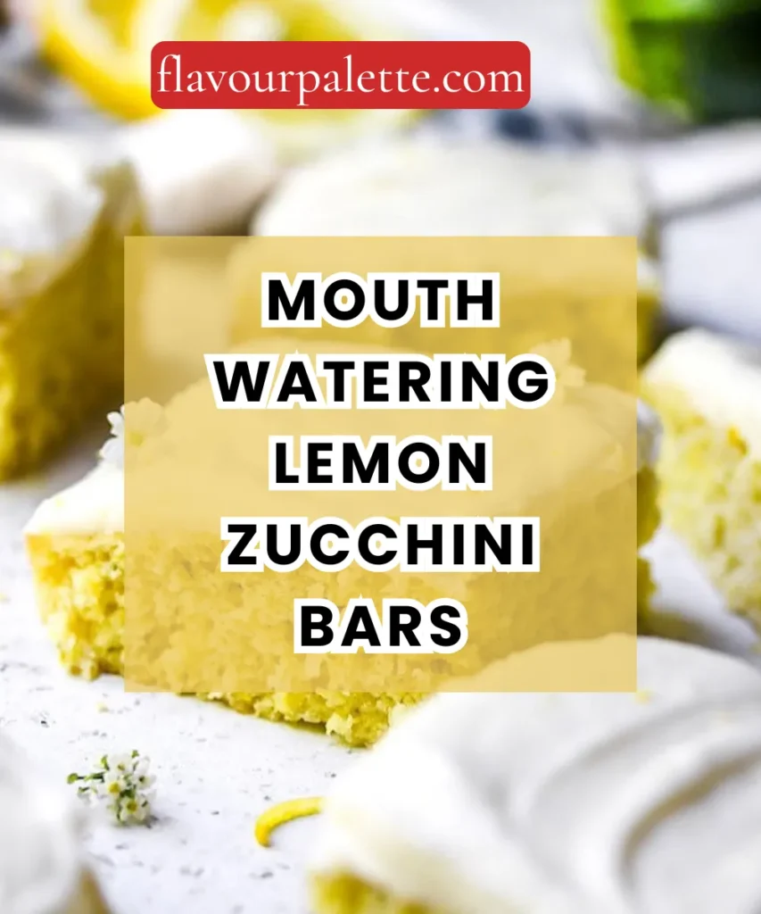 Mouthwatering Lemon Zucchini Bars You Must Try 1 Lemon 22 1