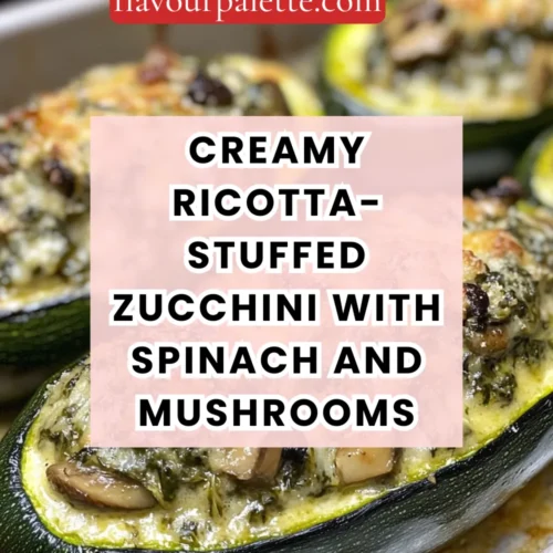 Creamy Ricotta-Stuffed Zucchini with Spinach and Mushrooms 3 Lemon 28 1