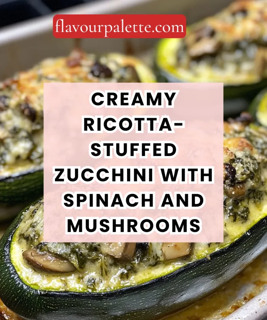 Creamy Ricotta-Stuffed Zucchini with Spinach and Mushrooms 1 Lemon 28 1