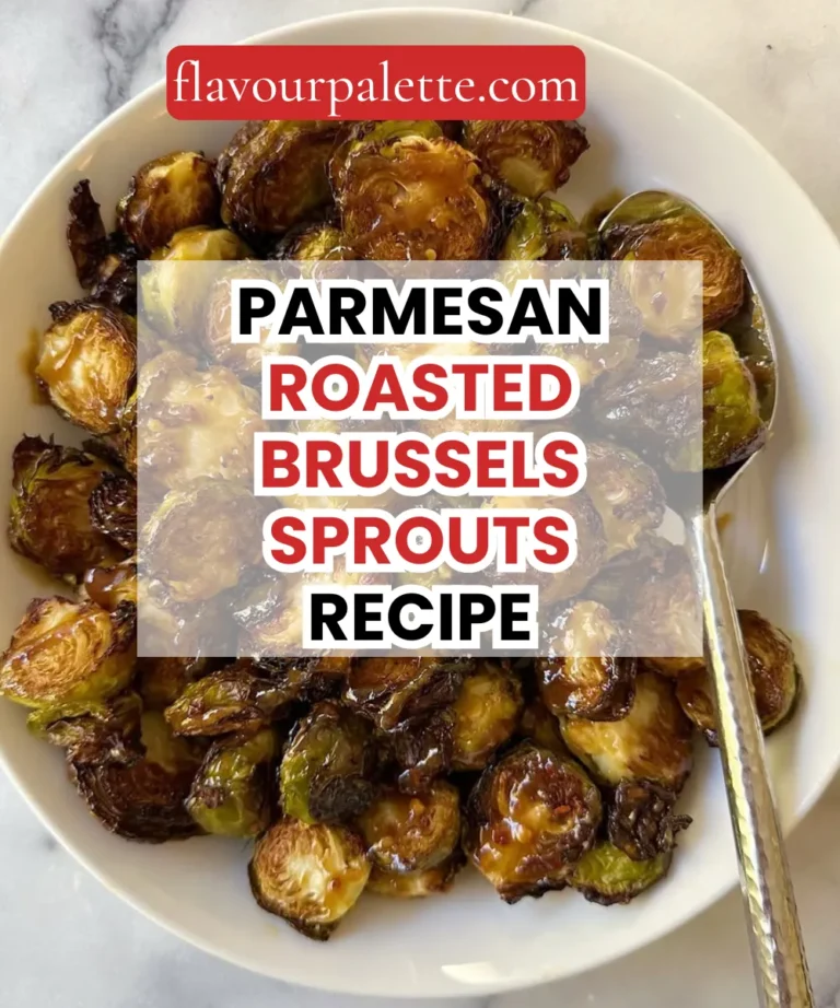 Parmesan Roasted Brussels Sprouts Recipe