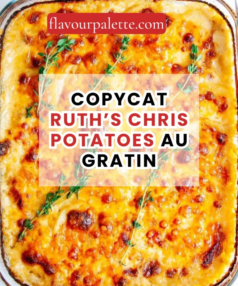 Copycat Ruth’s Chris Potatoes au Gratin