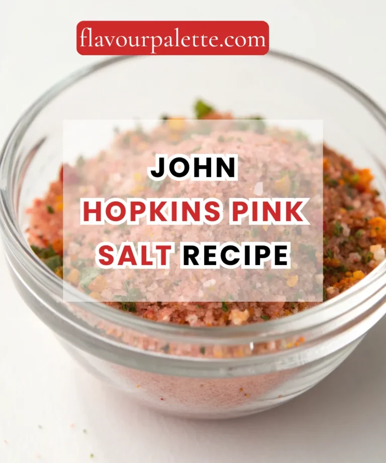 John Hopkins Pink Salt Recipe