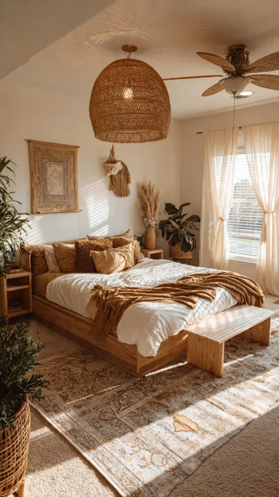 15 Beachy Boho Bedroom Ideas to Infuse Your Space with Coastal Charm 13 cd12
