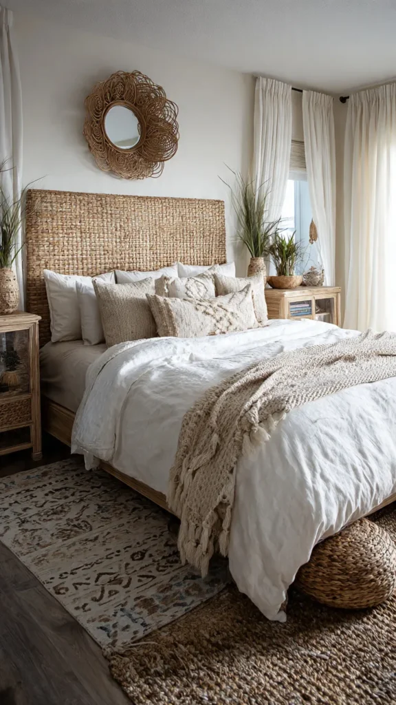 15 Beachy Boho Bedroom Ideas to Infuse Your Space with Coastal Charm 4 cd3