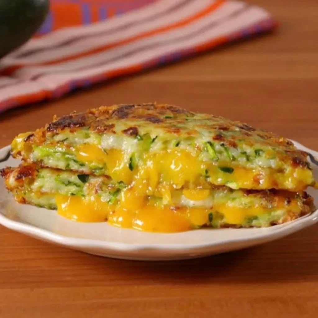 Crispy Zucchini Grilled Cheese with Garlic Butter – Low Carb & Delicious 2 keep 23