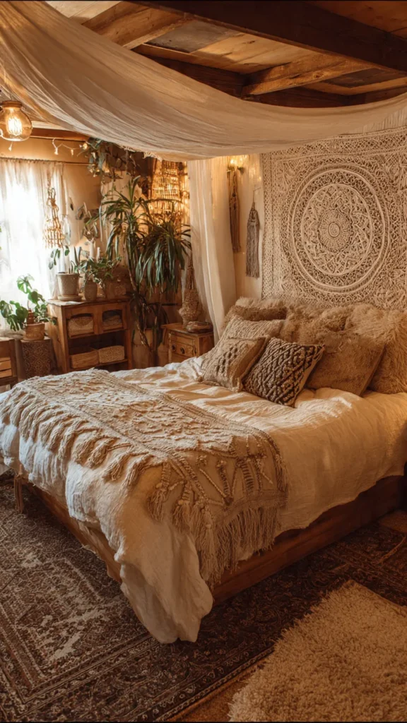 15 Boho Witchy Bedroom Ideas 16 kn15