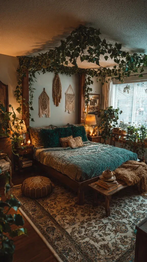 15 Boho Witchy Bedroom Ideas 8 kn7