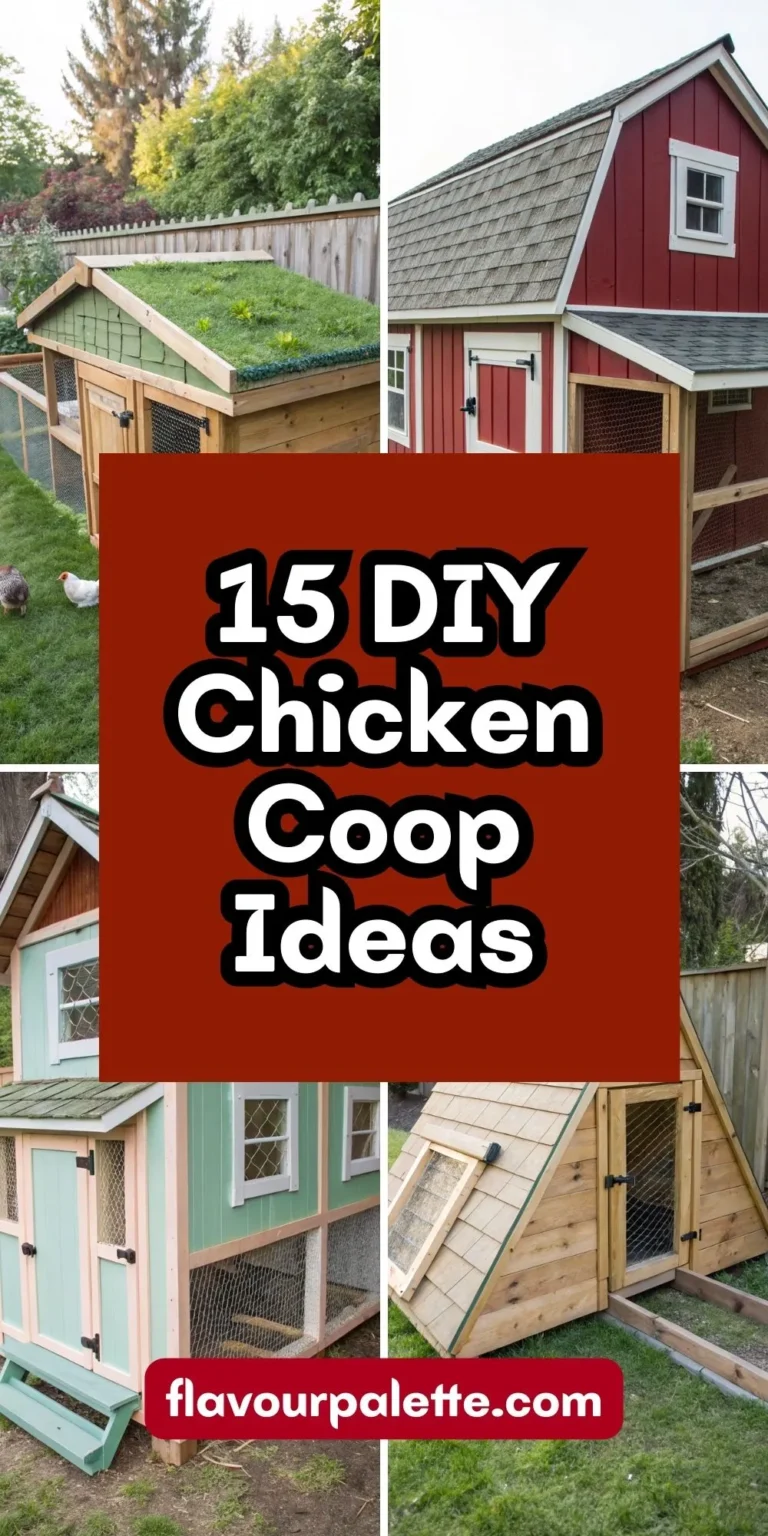 15 DIY Chicken Coop Ideas You Can Build This Weekend