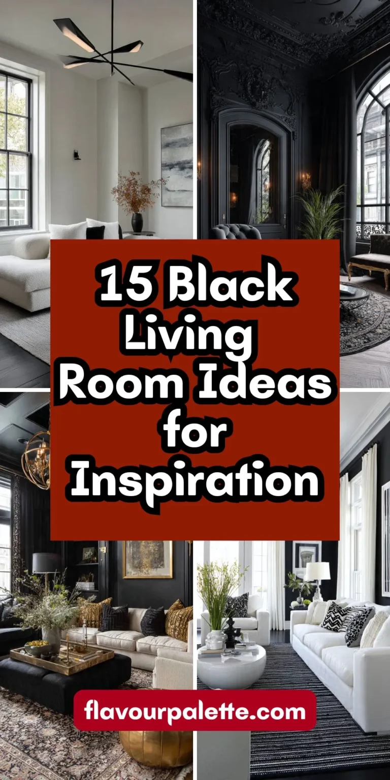 15 Stunning Black Living Room Ideas for Inspiration