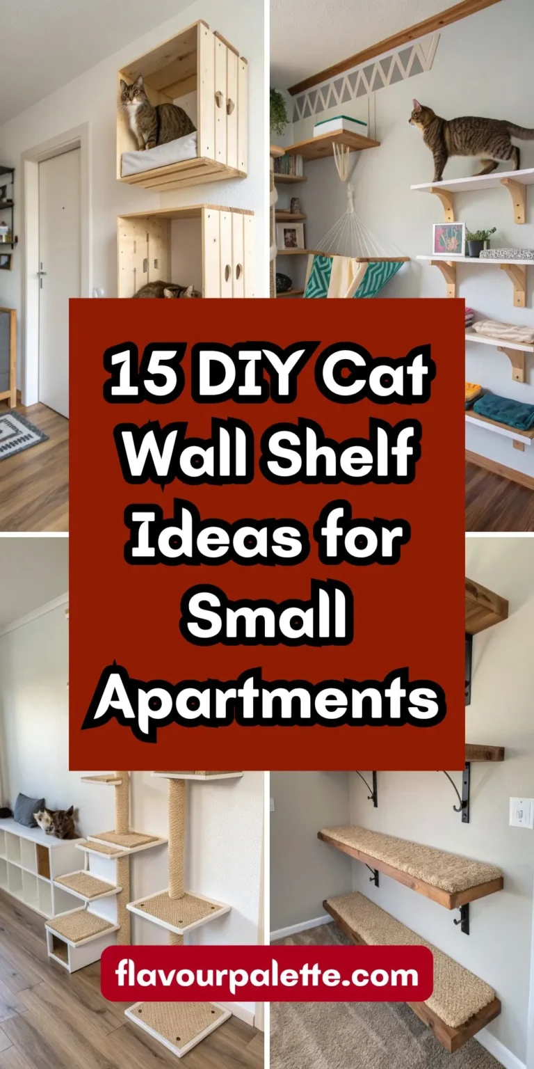 15 DIY Cat Wall Shelf Ideas for Small Apartments