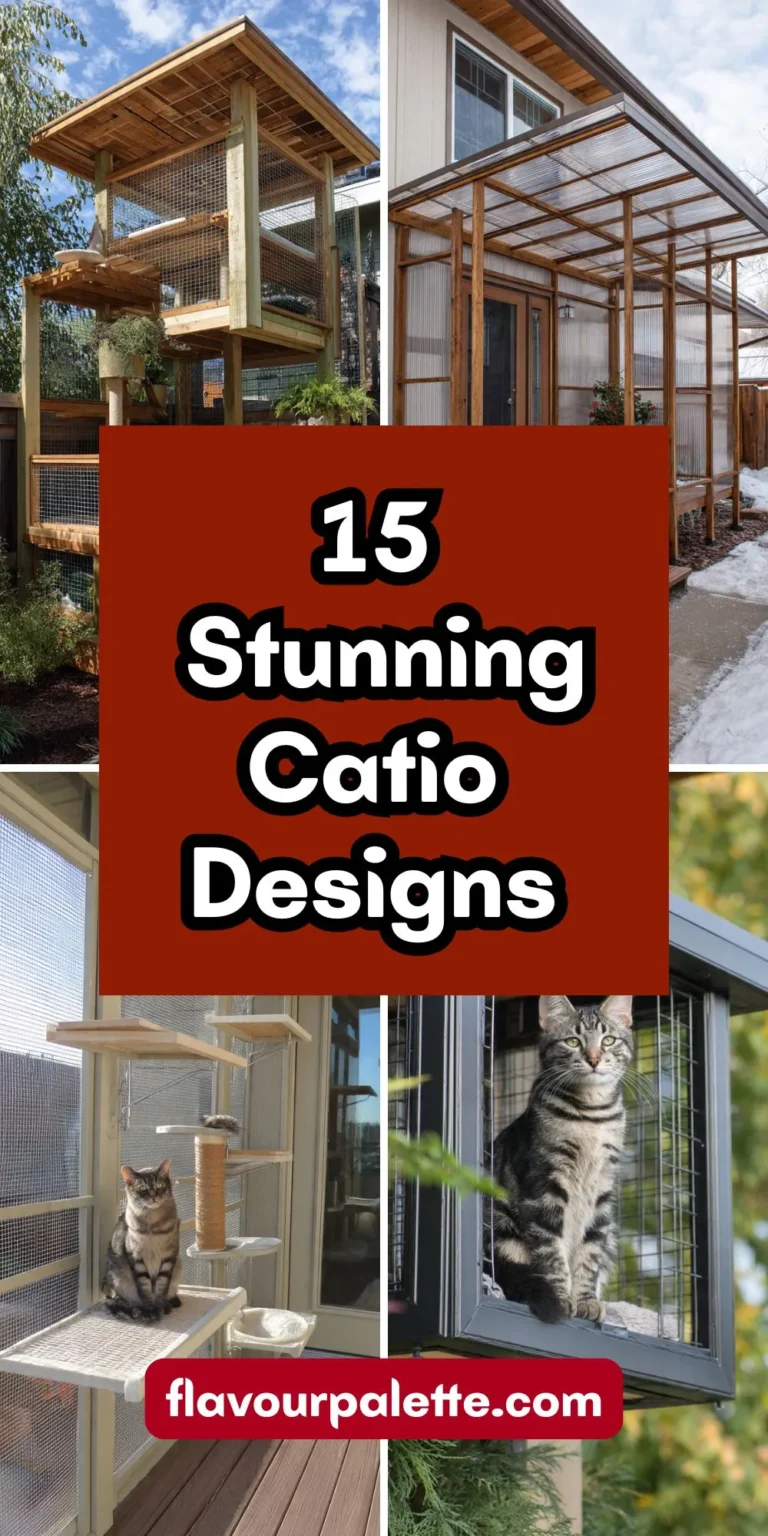 15 Stunning Catio Designs That Blend Style, Safety, and Comfort