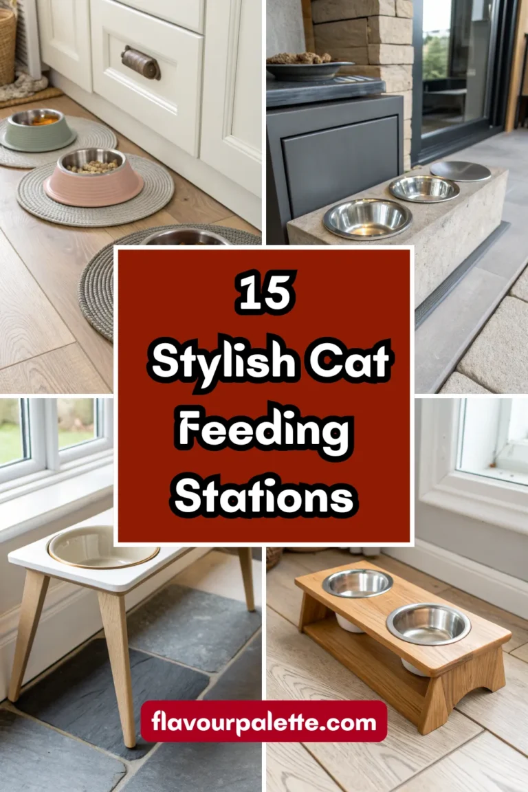 15 Stylish Cat Feeding Stations That Match Your Decor