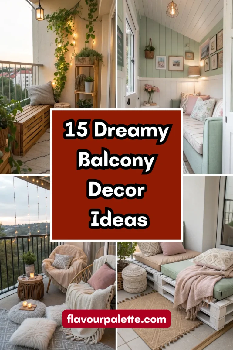 15 Dreamy Balcony Decor Ideas for Small Apartments