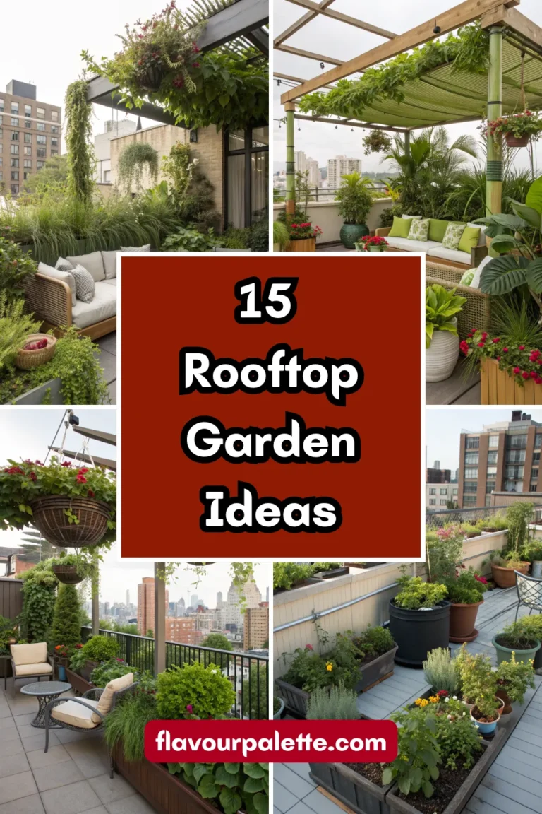 15 Rooftop Garden Ideas for Urban Homes