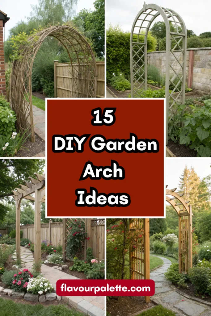 15 DIY Garden Arch Ideas for Climbing Plants 1 15 75