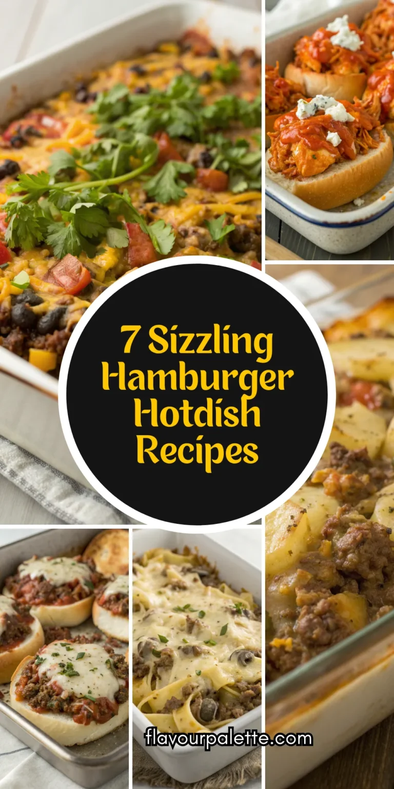 7 Sizzling Hamburger Hotdish Recipes For The Ultimate Comfort Meal