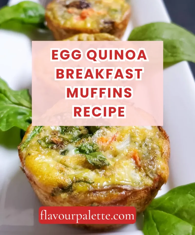 Egg Quinoa Breakfast Muffins Recipe