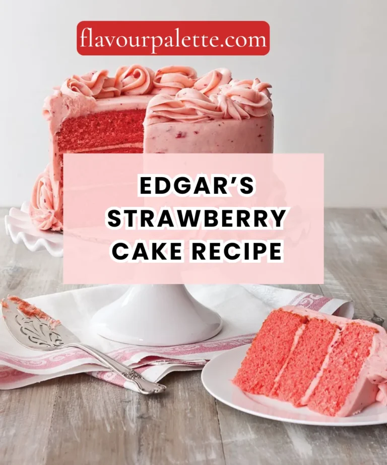 Edgar’s Strawberry Cake Recipe