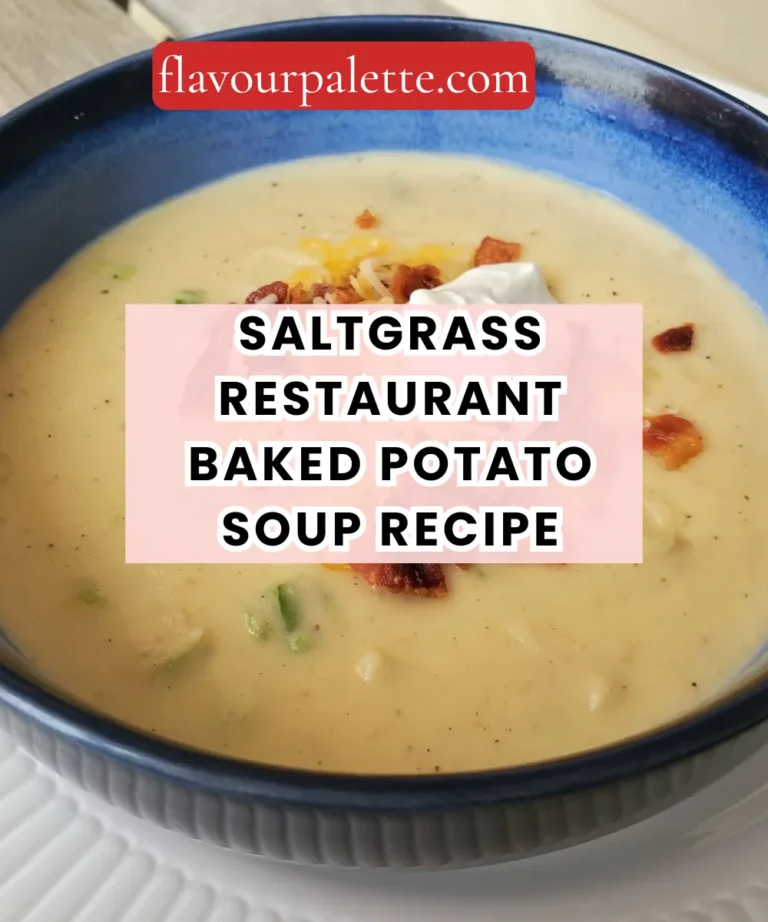 Saltgrass Restaurant Baked Potato Soup Recipe