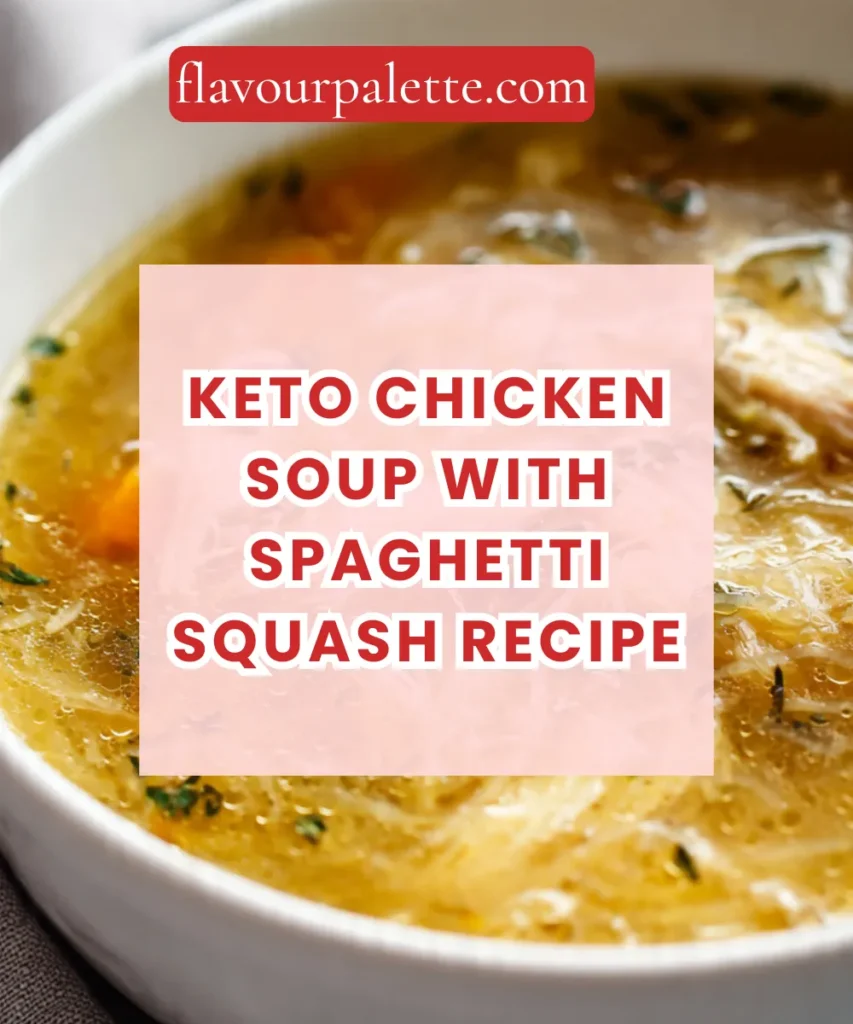 Keto Chicken Soup with Spaghetti Squash Recipe 1 Lemon 3 1
