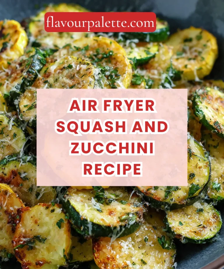 Air Fryer Squash and Zucchini Recipe