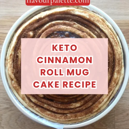 Keto Cinnamon Roll Mug Cake Recipe 3 Lemon 42