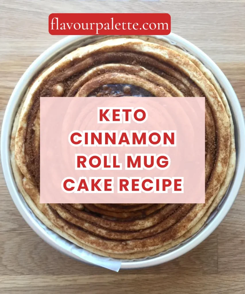 Keto Cinnamon Roll Mug Cake Recipe 1 Lemon 42