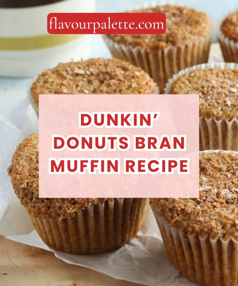 Dunkin’ Donuts Bran Muffin Recipe