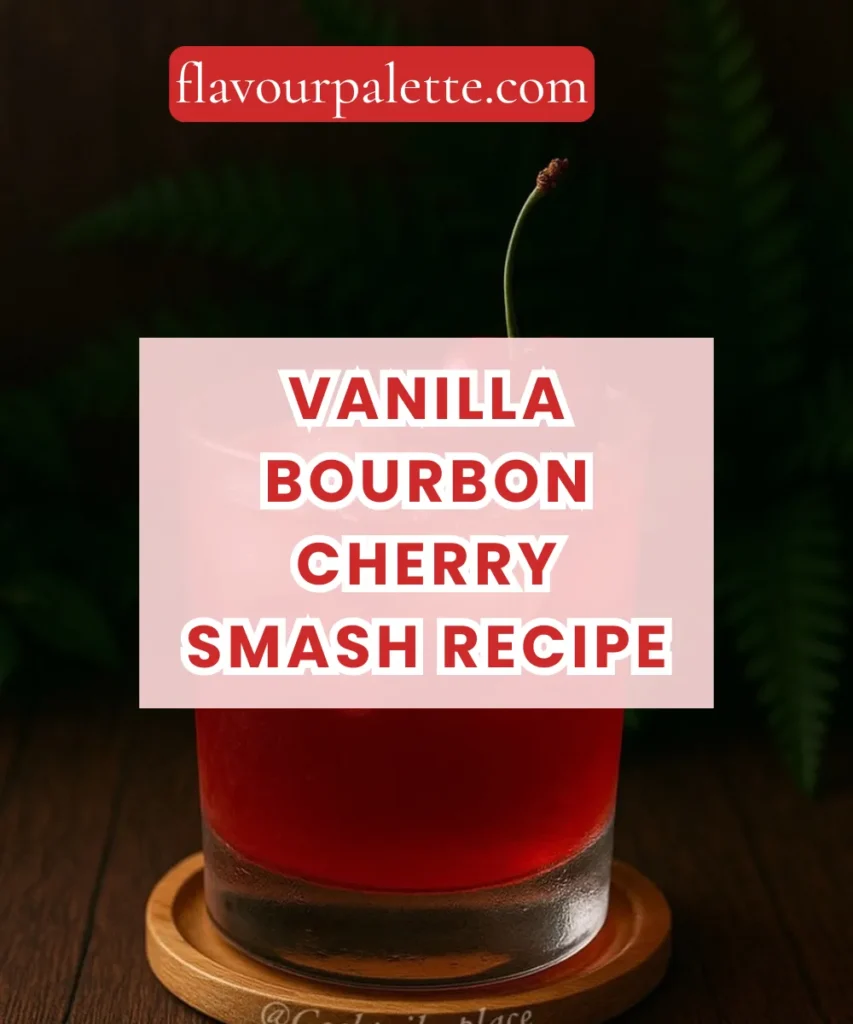 Vanilla Bourbon Cherry Smash Recipe 1 Lemon 53