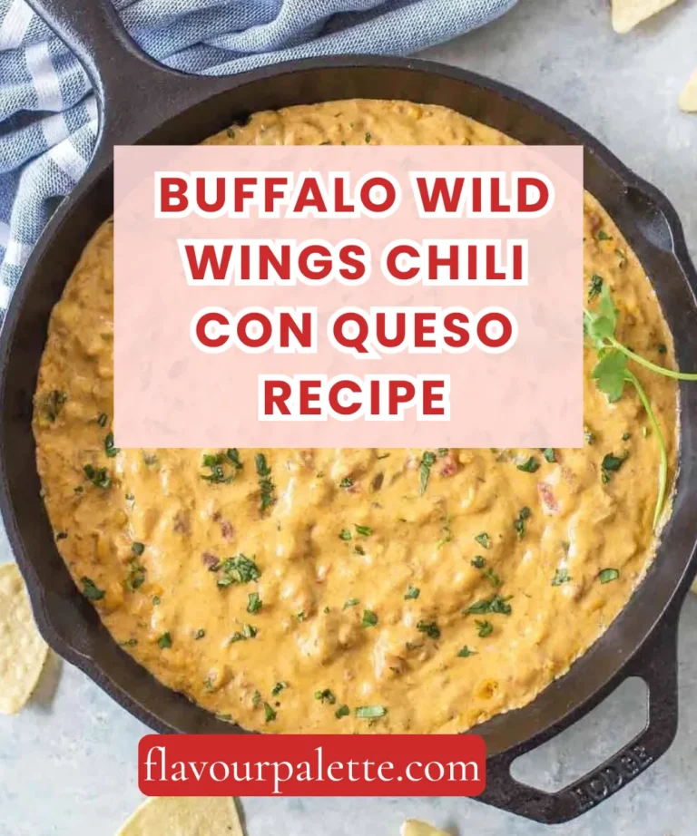 Buffalo Wild Wings Chili Con Queso Recipe