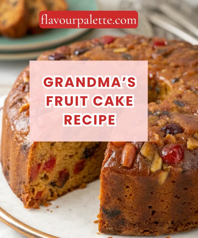 Grandma’s Fruit Cake Recipe