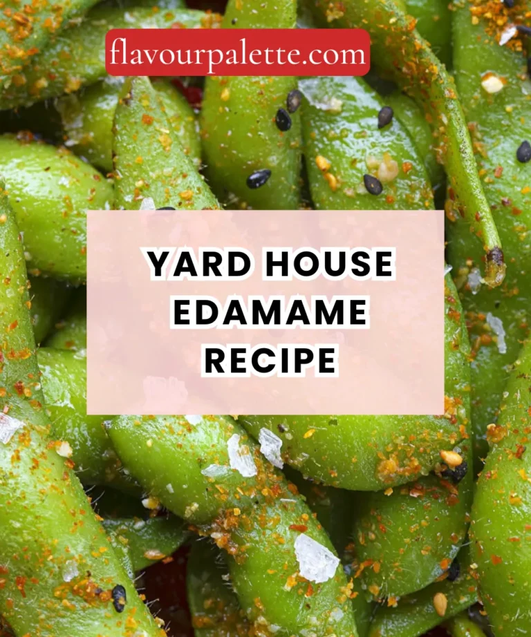 Yard House Edamame Recipe