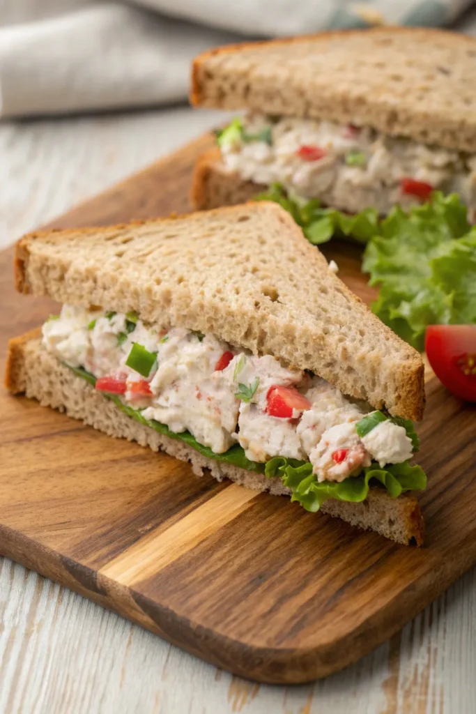 12 Classic Deli Sandwich Recipes To Satisfy Any Craving 4 a wholesome tuna salad sandwich is cut in half and