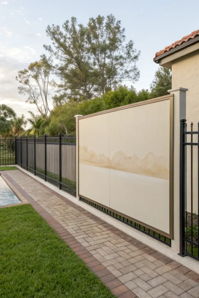 15 Fence Decorating Ideas to Upgrade Your Backyard 5 aq 4