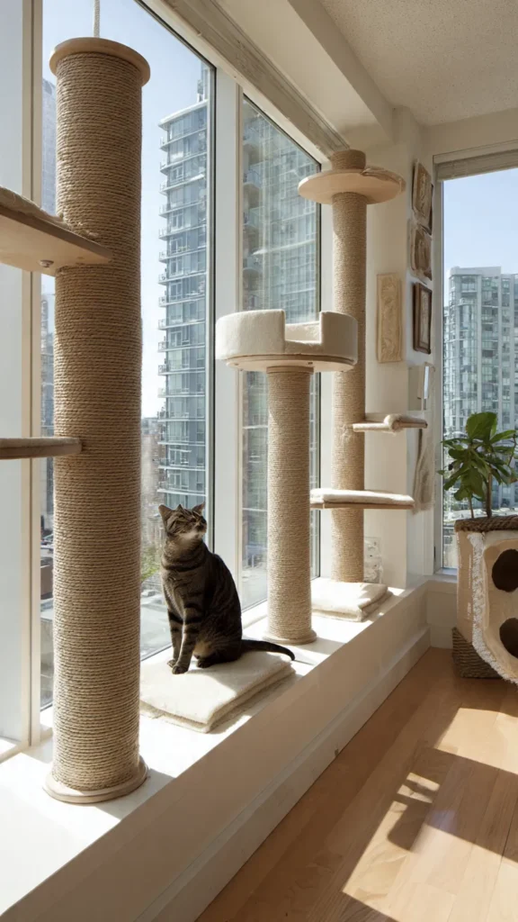 15 Vertical Cat Playground Ideas for Apartments 12 fv11 1