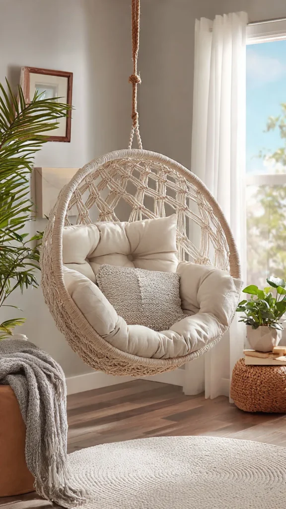 15 Hanging Chair Ideas for Cozy Corners 13 hb12
