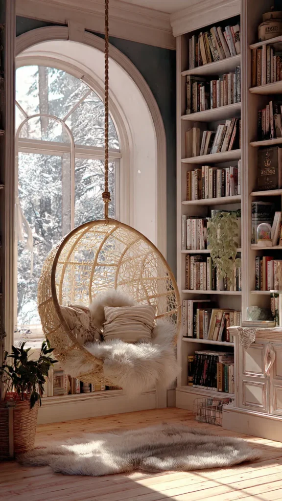 15 Hanging Chair Ideas for Cozy Corners 7 hb6