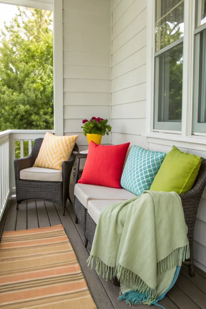 15 Small Porch Decorating Ideas on a Budget 9 hg 8