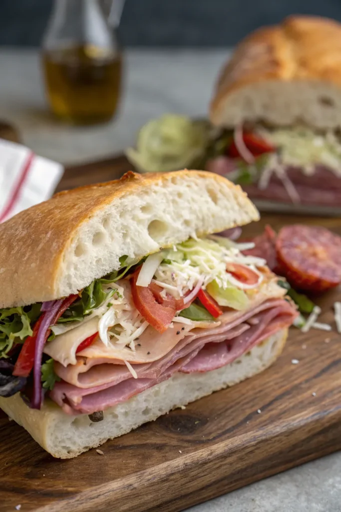 12 Classic Deli Sandwich Recipes To Satisfy Any Craving 8 prepare the roll slice the sub roll in half lengt
