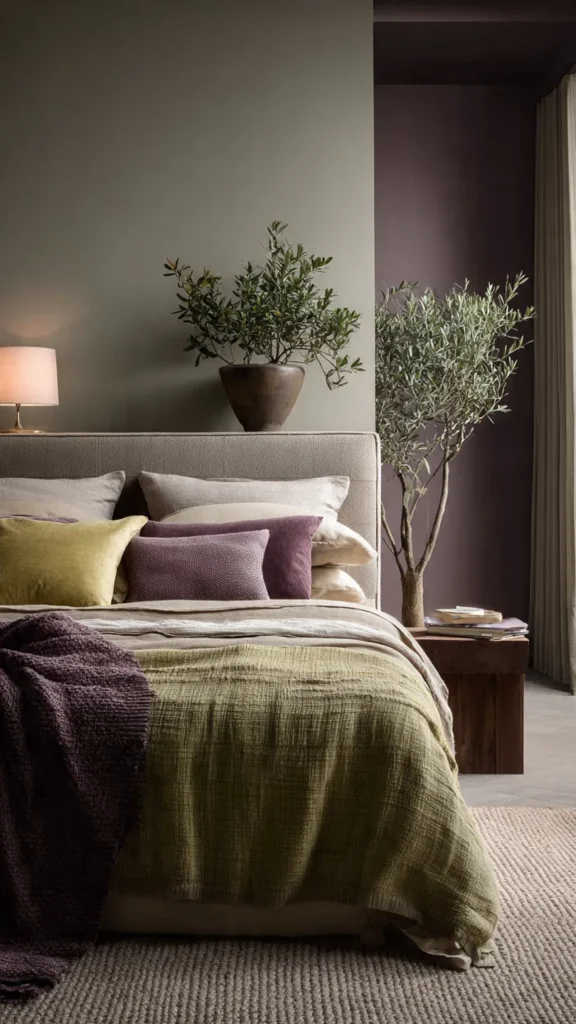 15 Cozy & Earthy Purple Bedroom Inspiration for a Warm, Grounded Retreat 9 rf8