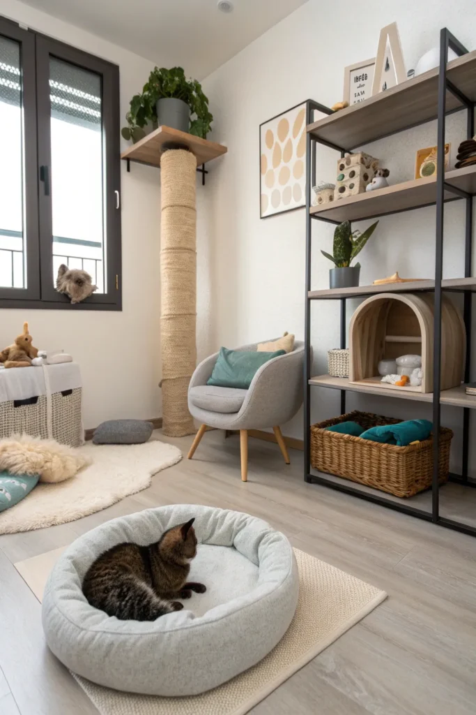 15 Modern Cat Room Ideas for Small Homes 11 tg10 1