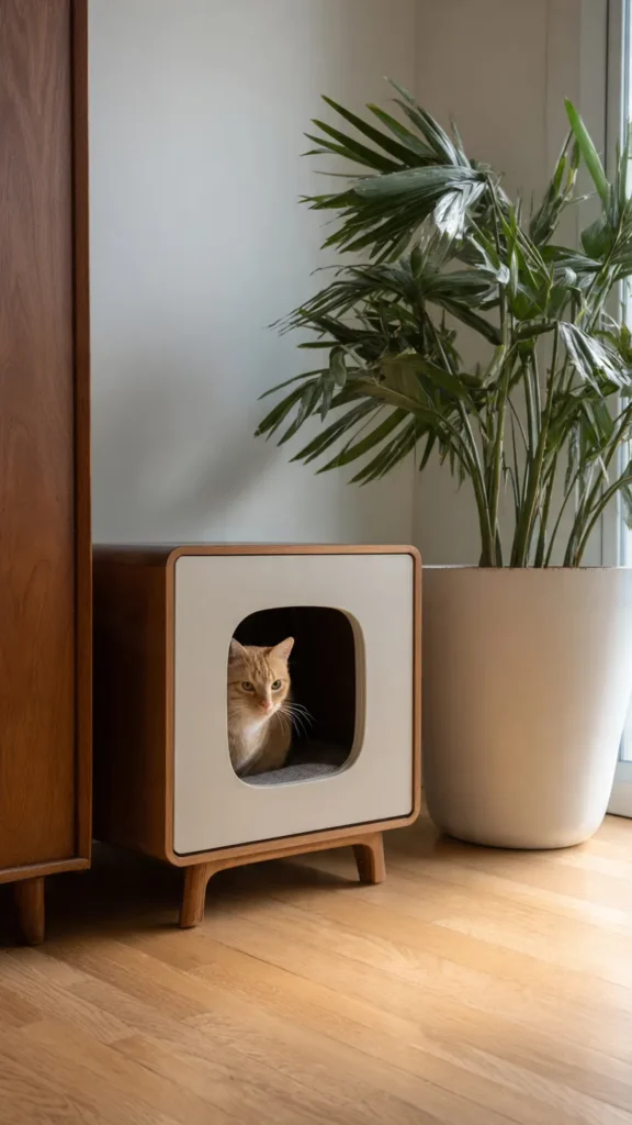 15 Hidden Litter Box Furniture Ideas for Small Apartments 16 tg15