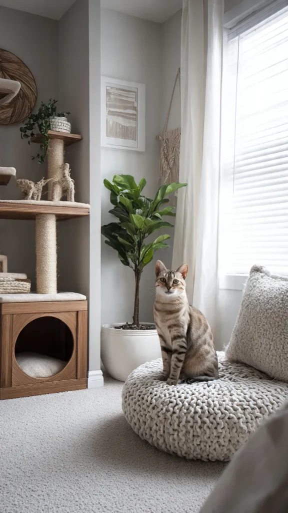 15 Modern Cat Room Ideas for Small Homes 7 tg6 1