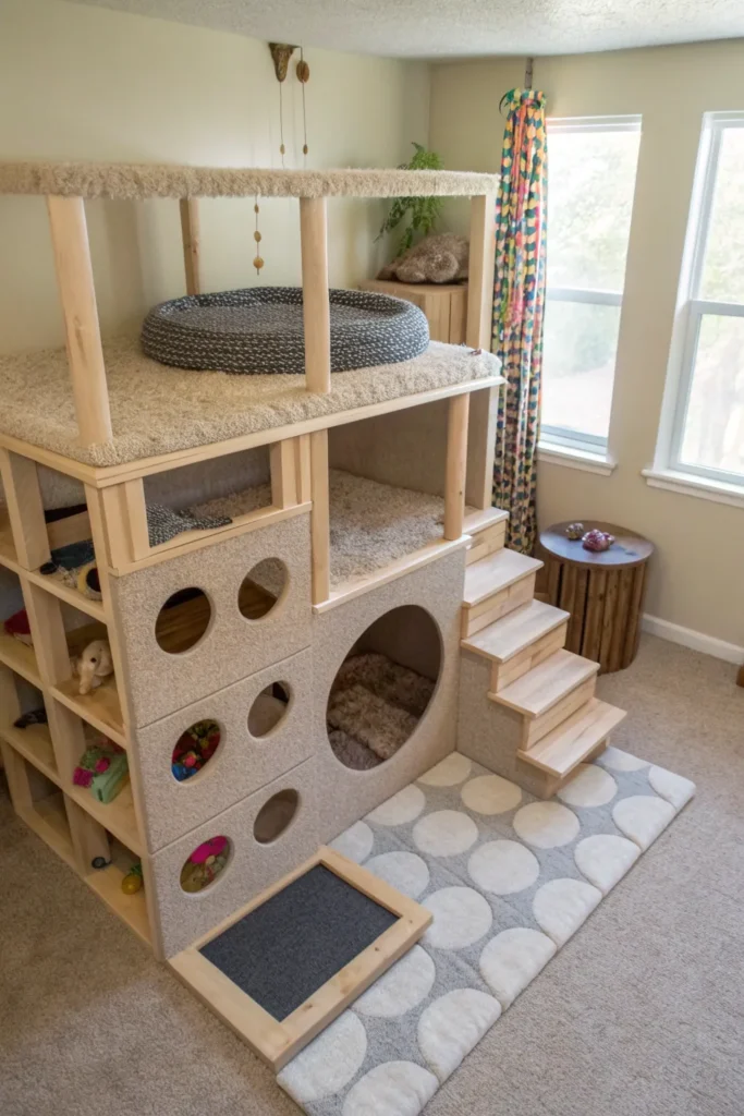 15 Modern Cat Room Ideas for Small Homes 9 tg8 1