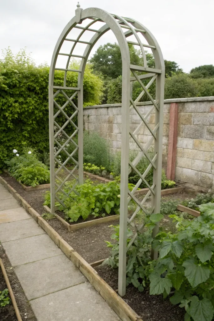 15 DIY Garden Arch Ideas for Climbing Plants 15 wd 14
