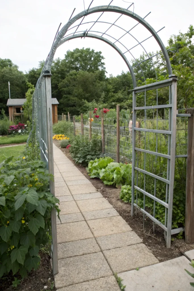 15 DIY Garden Arch Ideas for Climbing Plants 8 wd 7